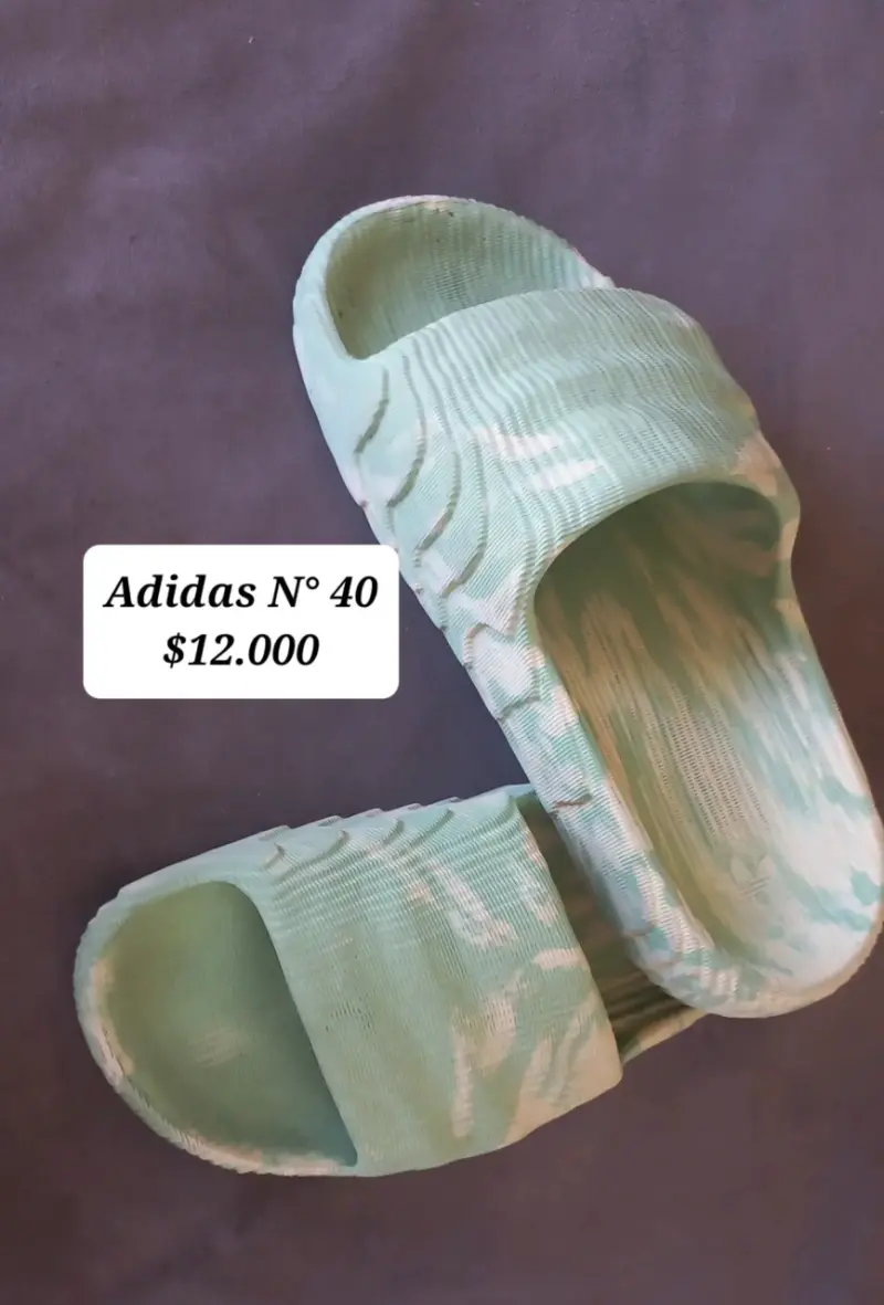 Sandalias Adidas verde talla 40
