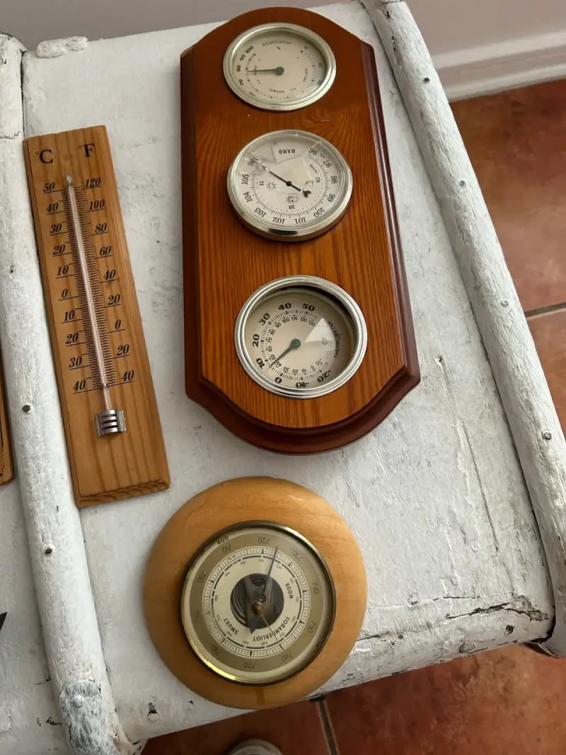 Set de instrumentos meteorológicos