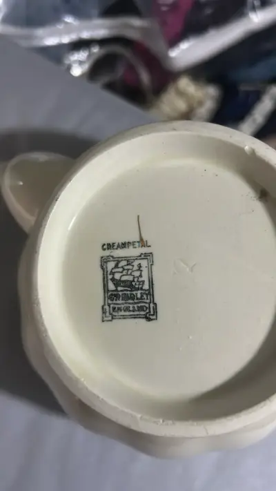 Juego de té porcelana con detalles azules - miniatura 5