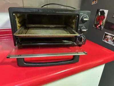 Horno eléctrico compacto negro - miniatura 4