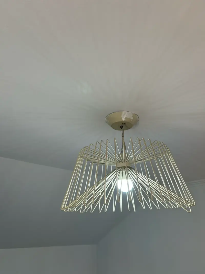Lámpara colgante moderna beige - 1