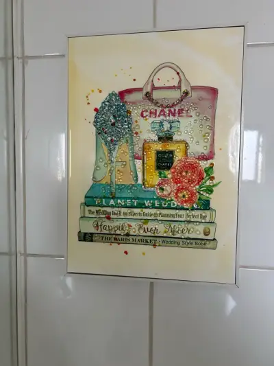Cuadro decorativo estilo Chanel - miniatura 1