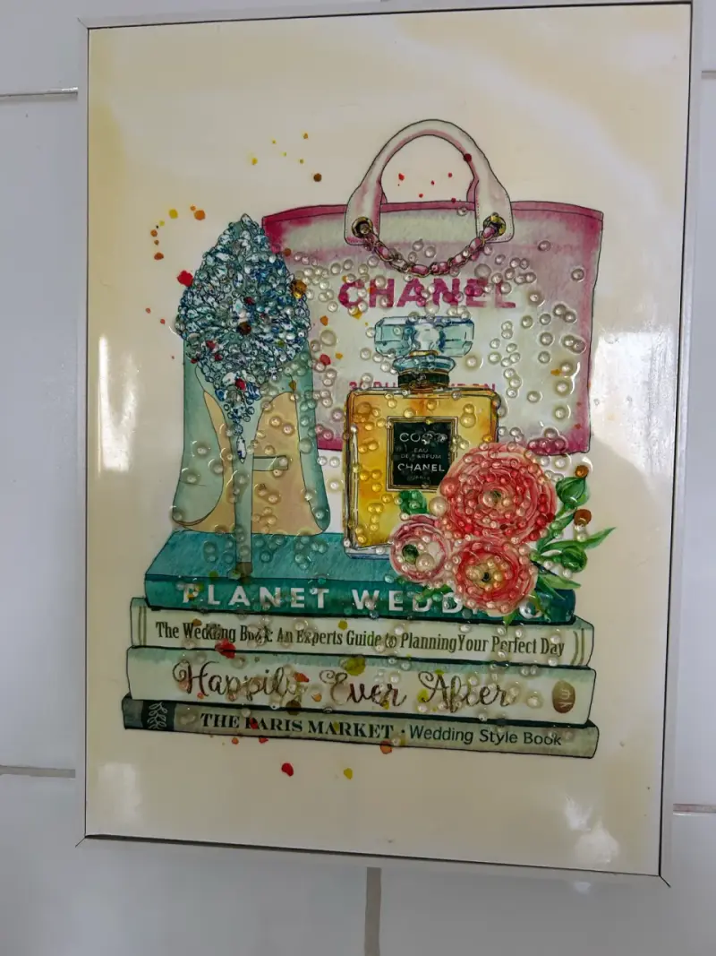 Cuadro decorativo estilo Chanel - 2