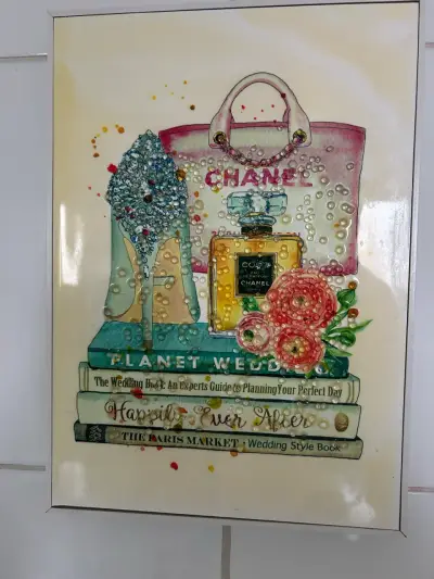 Cuadro decorativo estilo Chanel - miniatura 2