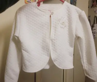 Chaqueta blanca para niñas talla 12 - miniatura 1