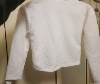 Chaqueta blanca para niñas talla 12 - miniatura 2