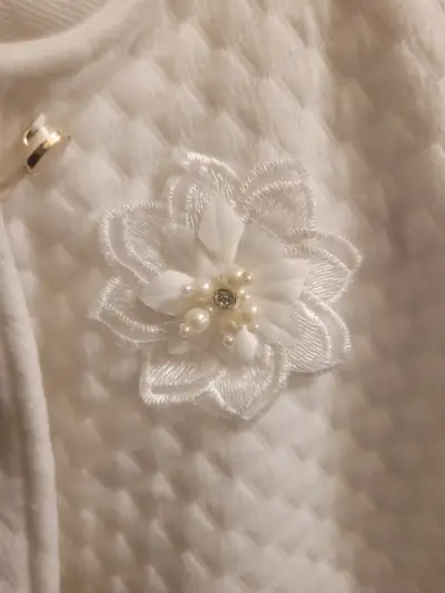 Chaqueta blanca para niñas talla 12 - miniatura 5