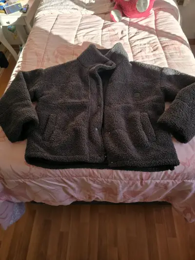 Chaqueta polar gris overside - miniatura 2