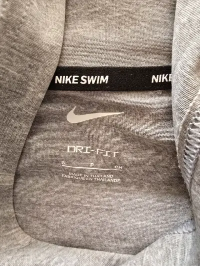 Polerón gris con capucha Nike - miniatura 2