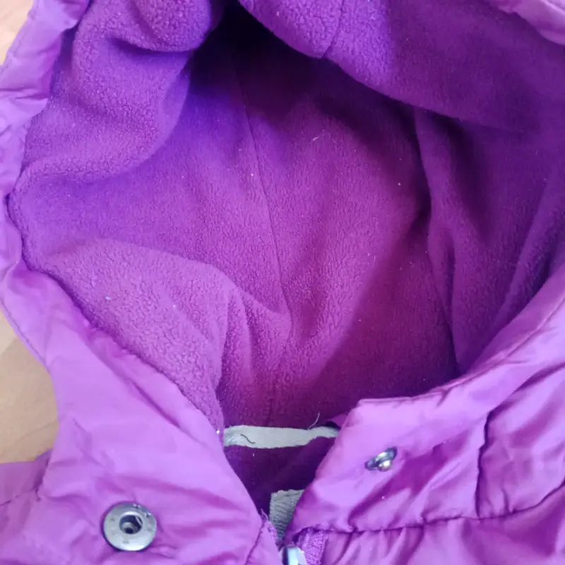 Chaqueta de invierno morada niña - 3