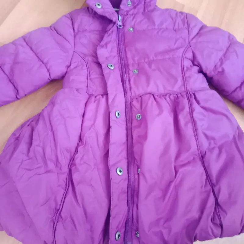 Chaqueta de invierno morada niña - 4