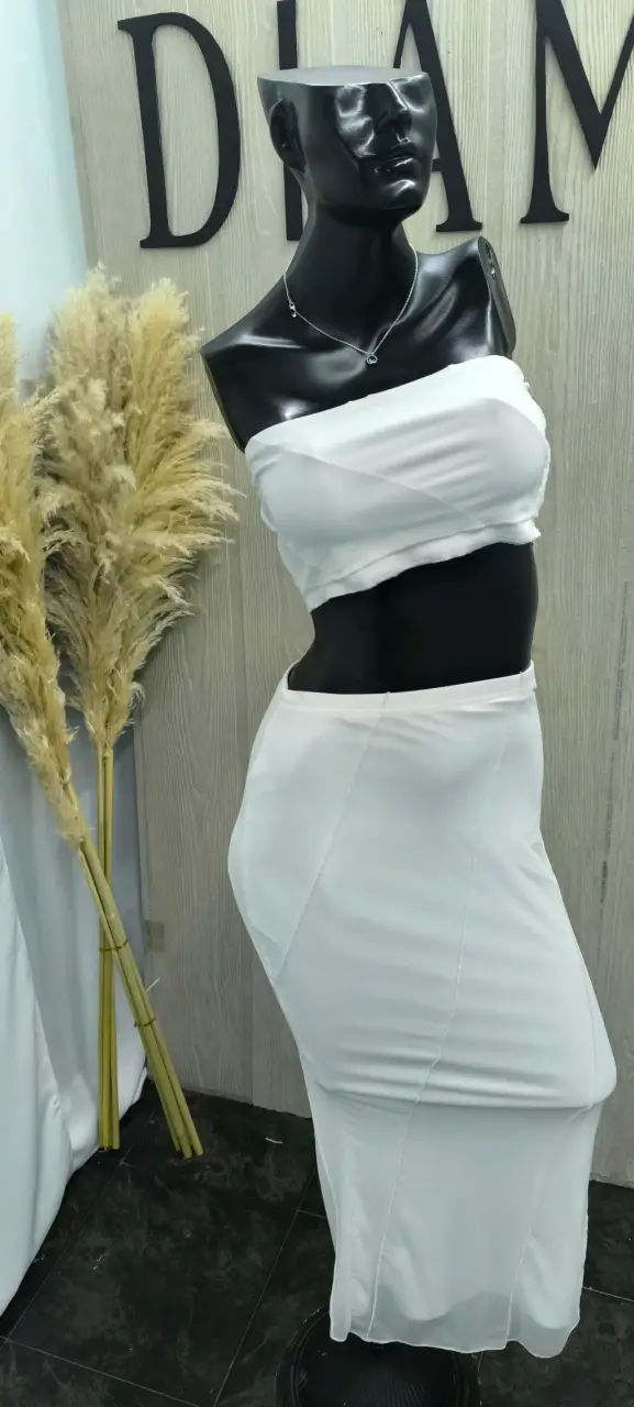 Conjunto blanco dos piezas - 4