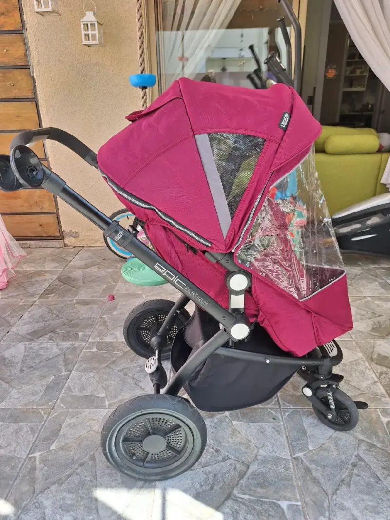 Coche de bebé burdeos - 1