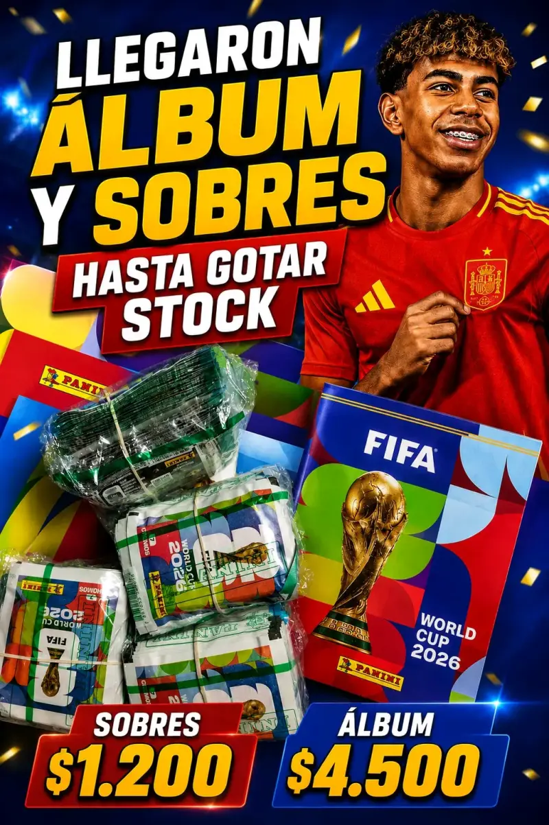 Álbum y sobres Mundial 2026 - 1