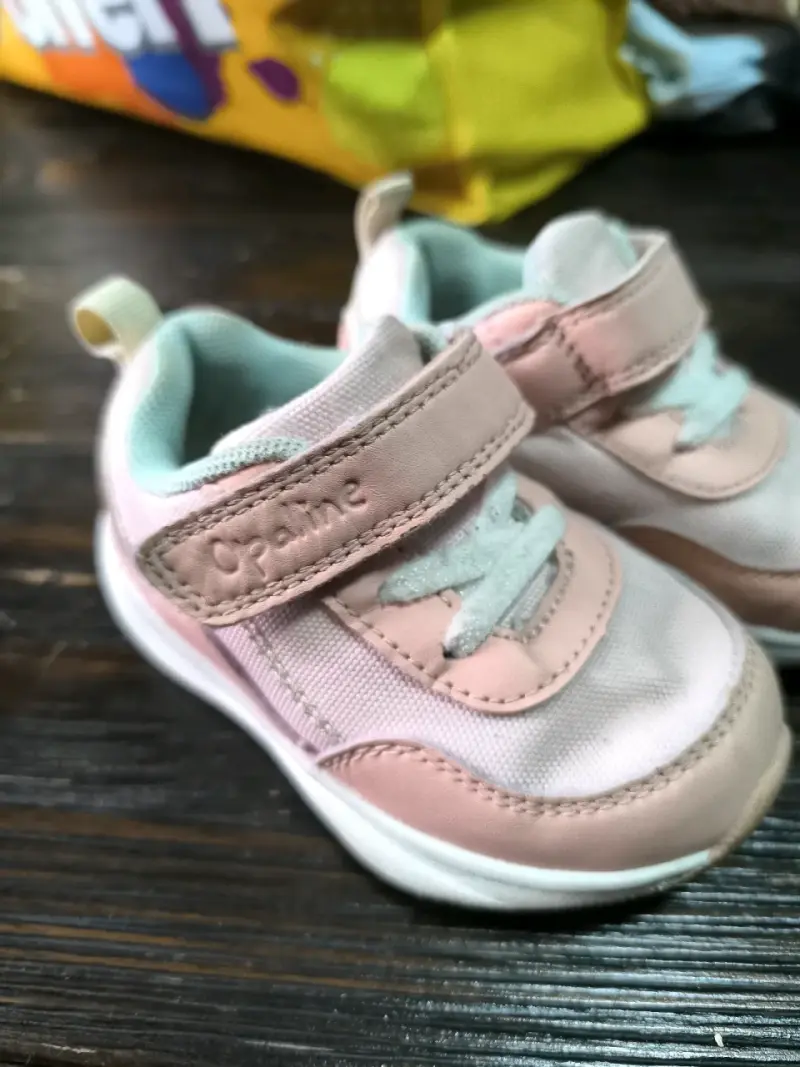 Zapatillas rosadas niña talla 21 - 3