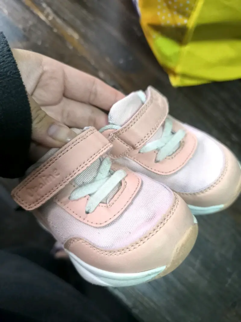 Zapatillas rosadas niña talla 21 - 5