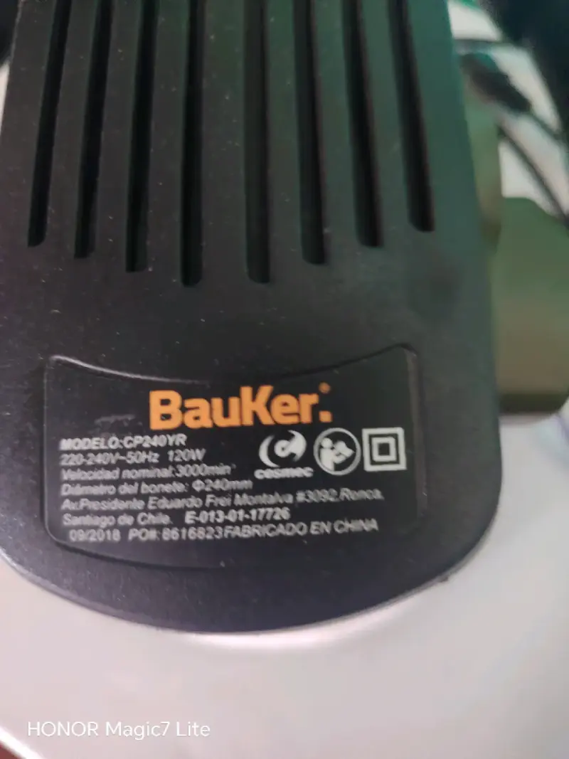 Pulidora Bauker verde - 2