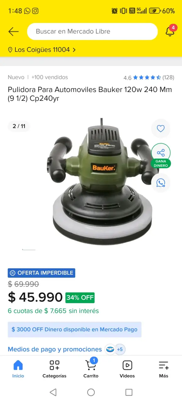 Pulidora Bauker verde - 3
