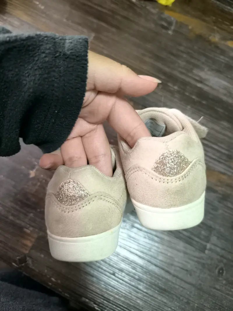 Zapatillas infantiles beige niña - 3
