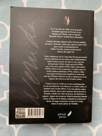 Libro 'Confieso que he vivido' de Neruda - miniatura 5