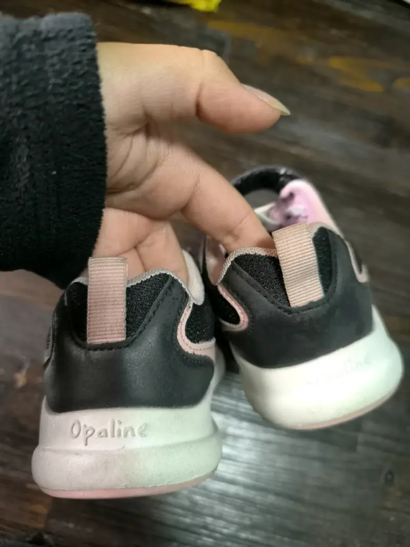 Zapatillas niña negro con rosa talla 25 - 3