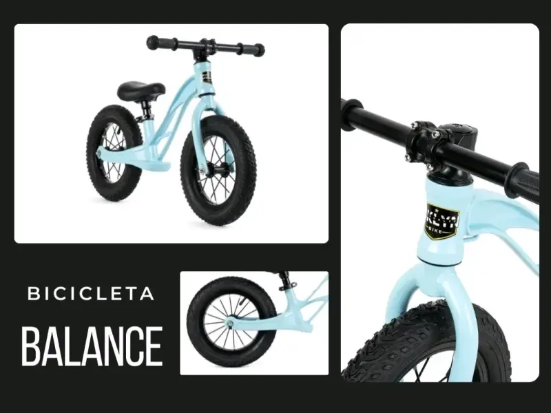 Bicicleta balance negra y calipso - 2
