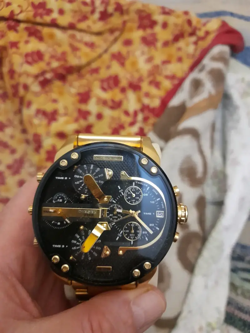 Reloj Diesel dorado multi-esfera - 2
