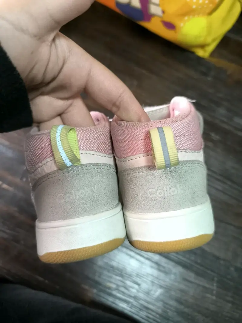 Zapatillas infantiles rosadas - 4