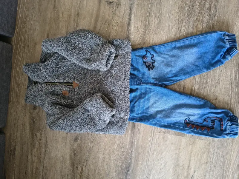 Polar gris y Jeans Talla 2