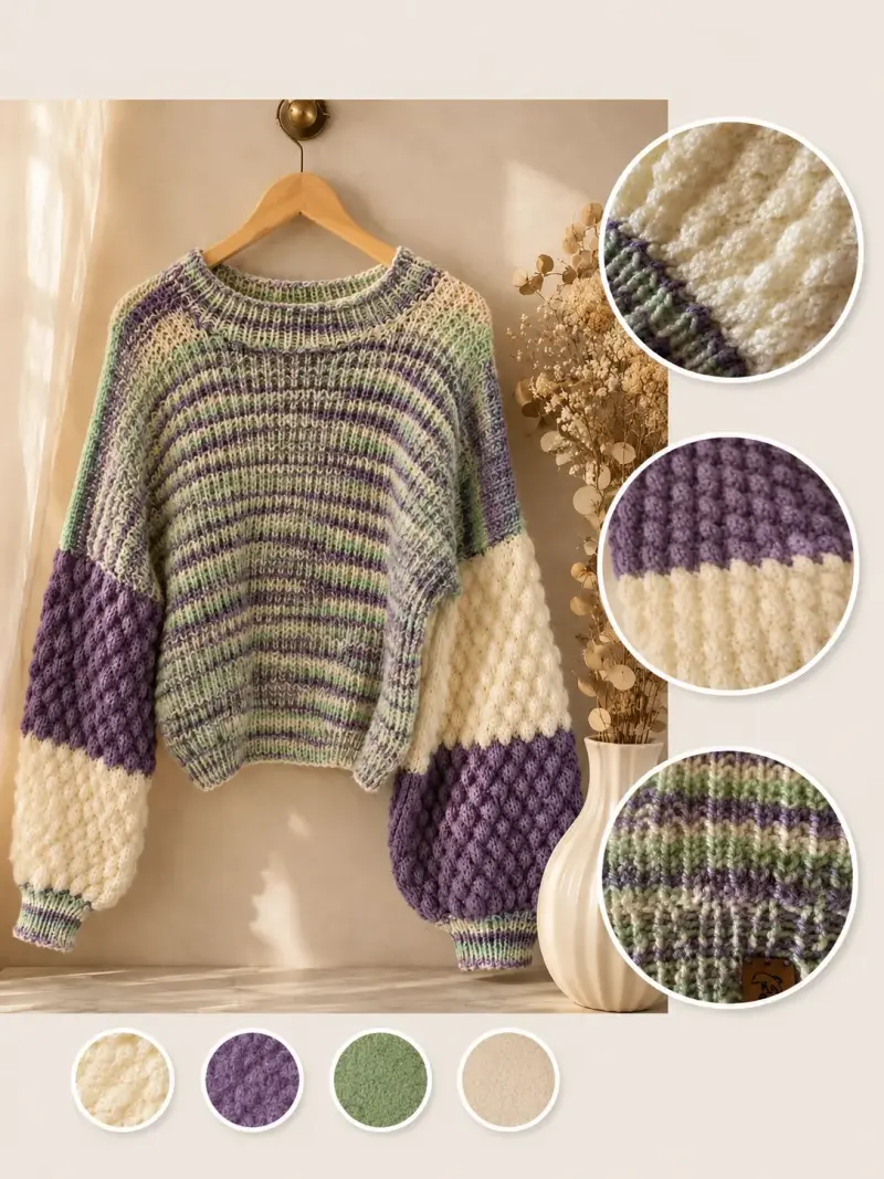 Sweater lana tejido a mano - 2