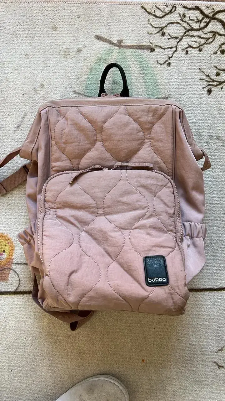 Mochila Maternal rosada Bubba funcional - 1