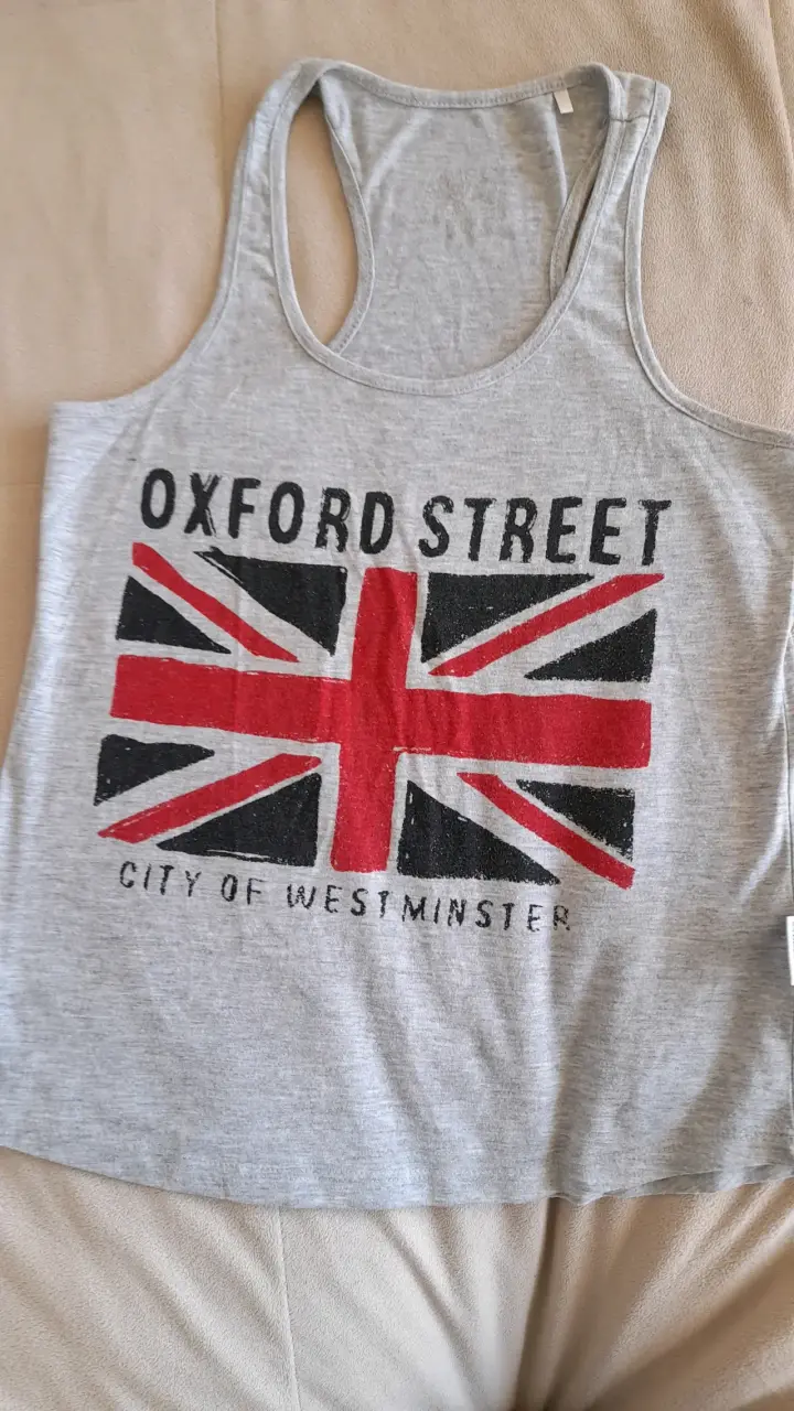 Polera gris Oxford Street