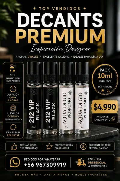 🥇Perfumes Hombre Día + Noche (10ml) - miniatura 2