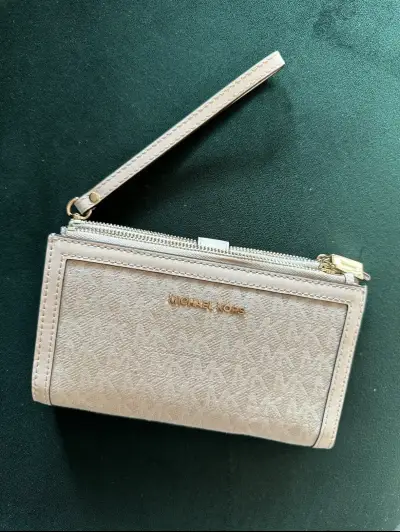 Billetera Michael Kors beige - miniatura 3