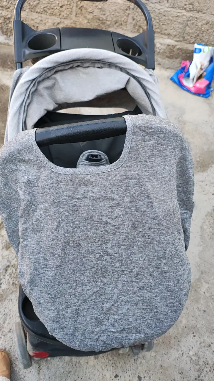 Silla de auto para bebé gris - 2