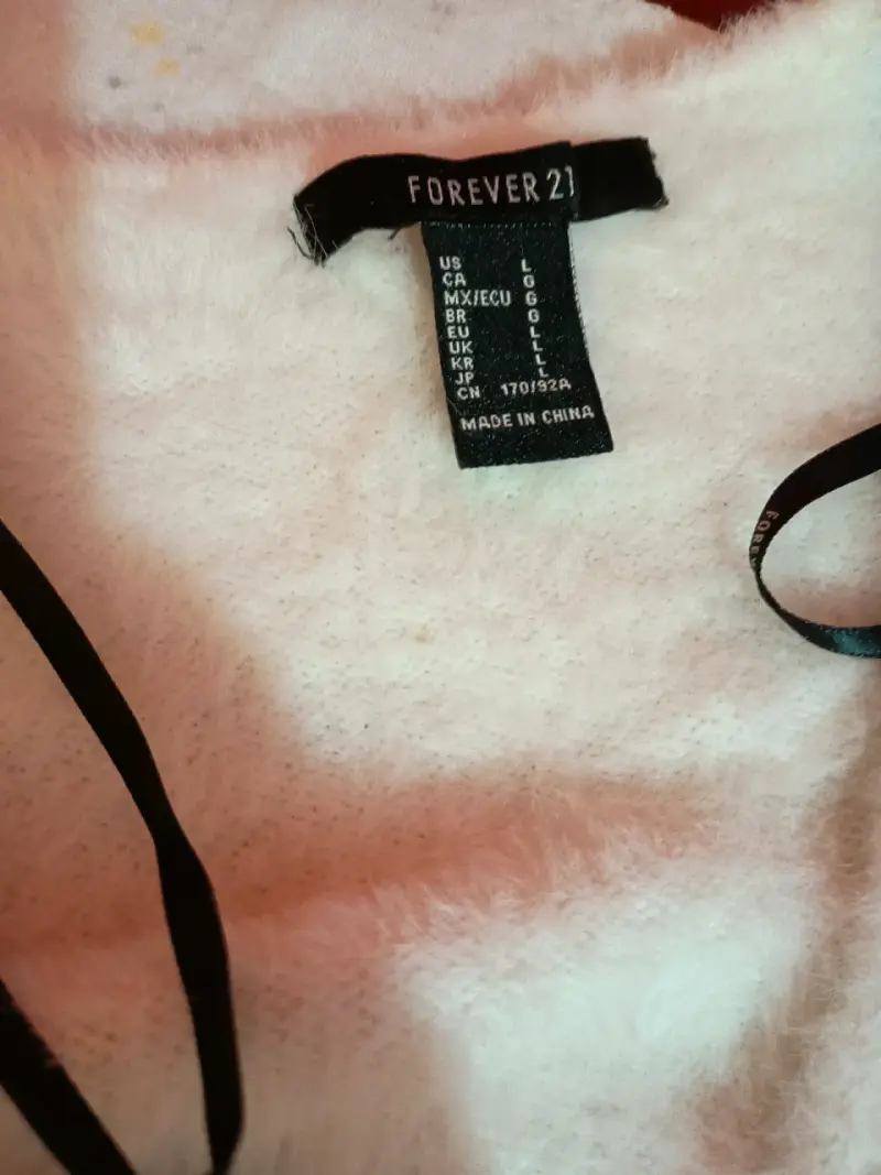 Sweaters  forever 21 de lana beige y blanco - 4