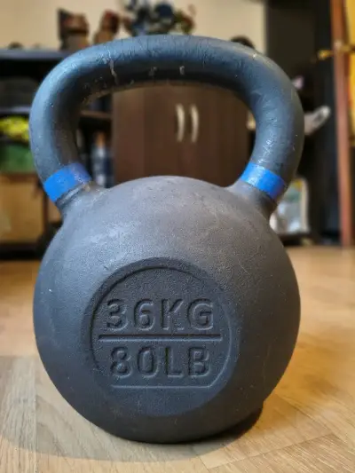 Kettlebell 36 kg hierro fundido - miniatura 2