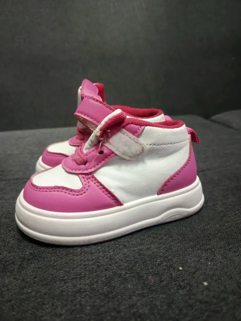 Botitas rosadas con piel - 3