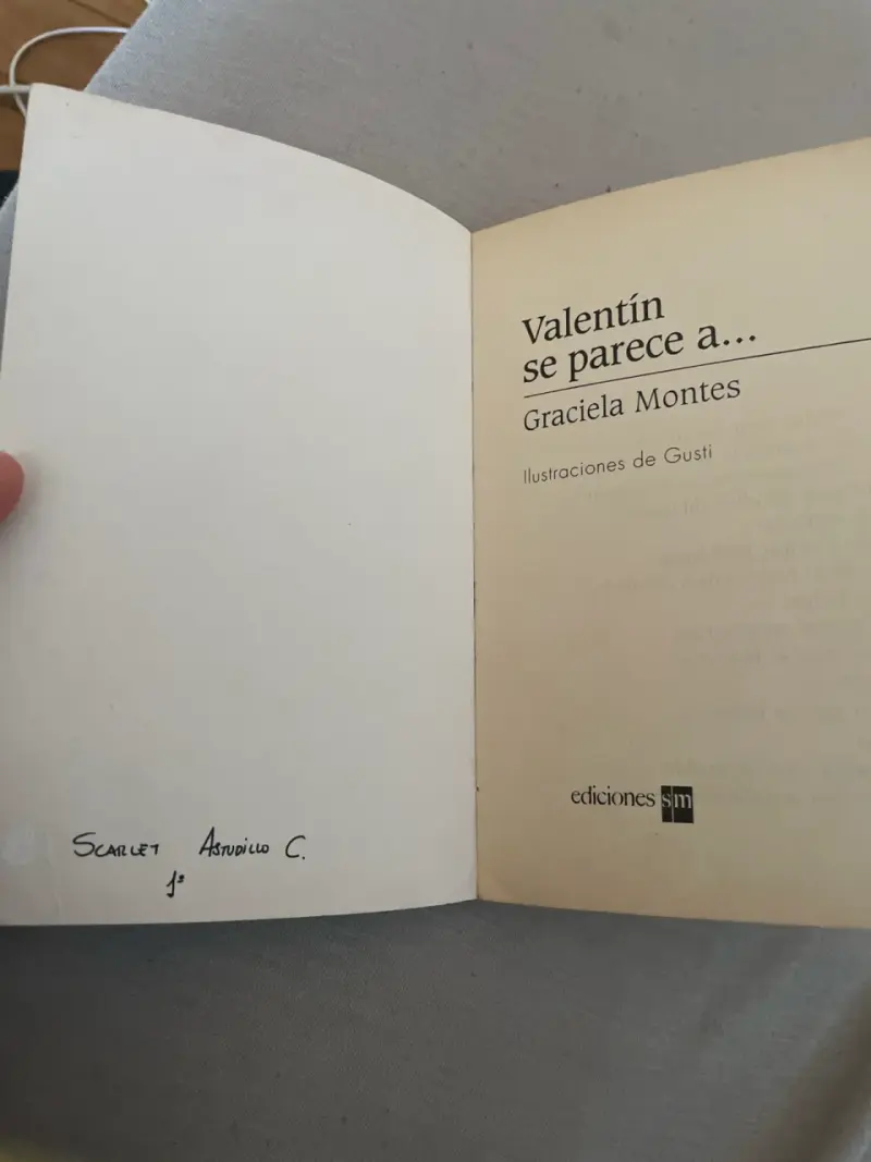 Libro Valentín se parece a... - 2