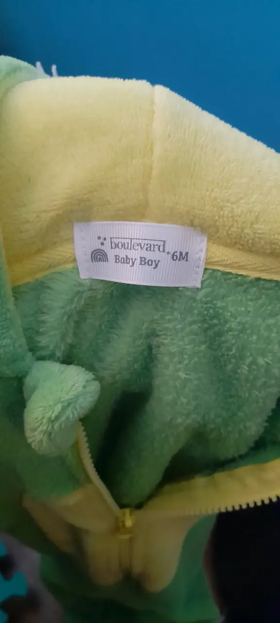 Pijama de dragón verde para bebé - 2