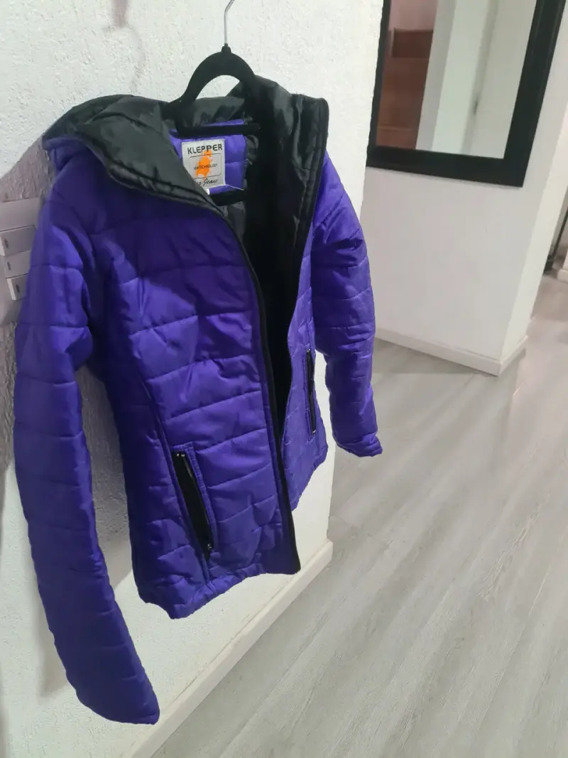 Abrigo negro Klepper talla S - 3