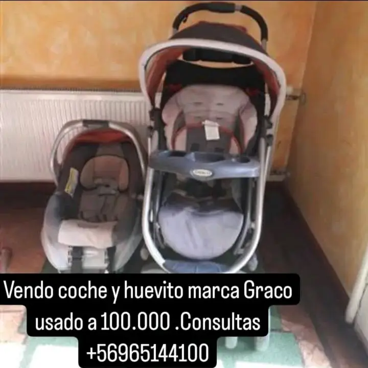 Coche y huevito marca  Graco usados