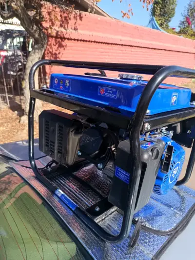 Generador Hyundai 220V azul - miniatura 3