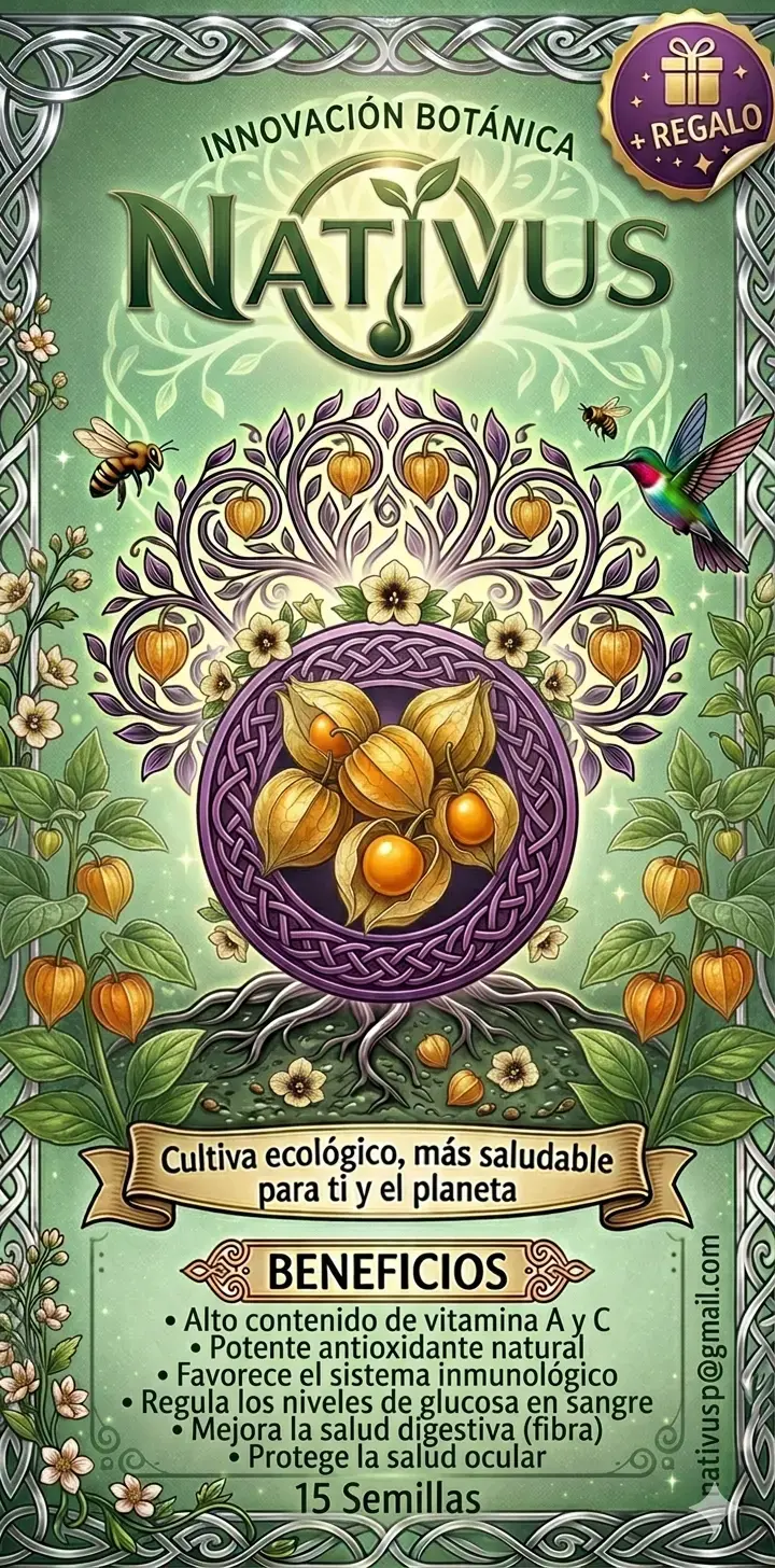 Semillas de fisalis ecológicas