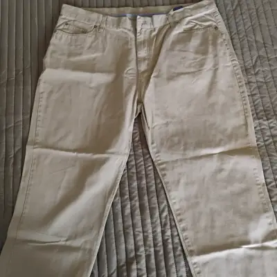 Pantalones beige casuales - miniatura 1