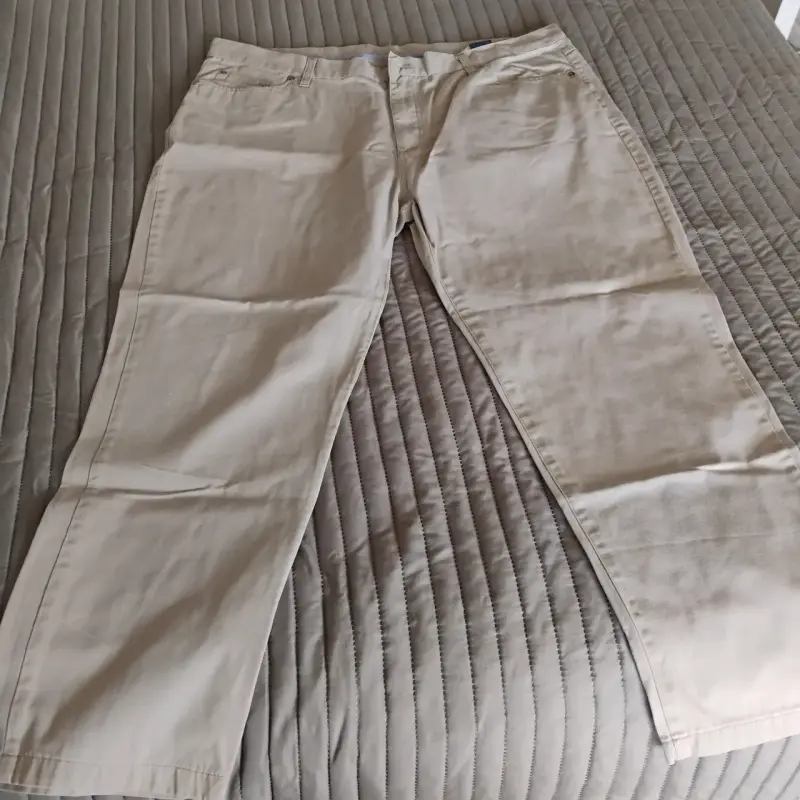 Pantalones beige casuales - 2