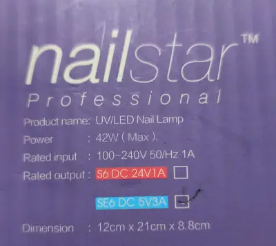 Lámpara LED/UV para uñas Nailstar - miniatura 2