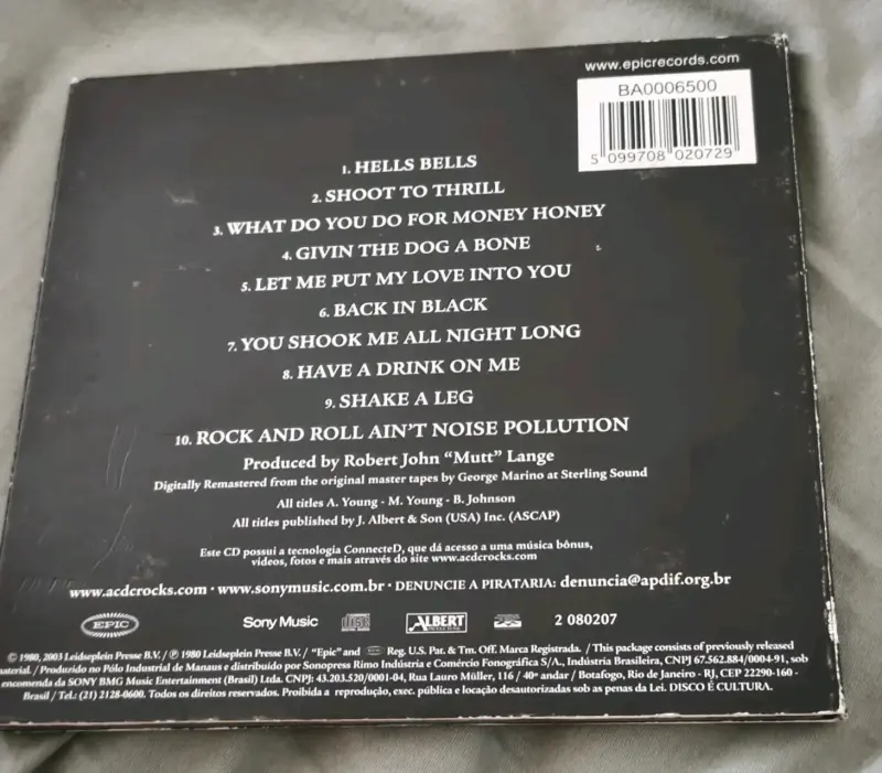 Cd AC/DC Back in Black - 4