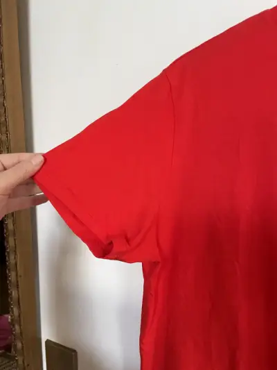 Polera roja básica Zara XL - miniatura 5
