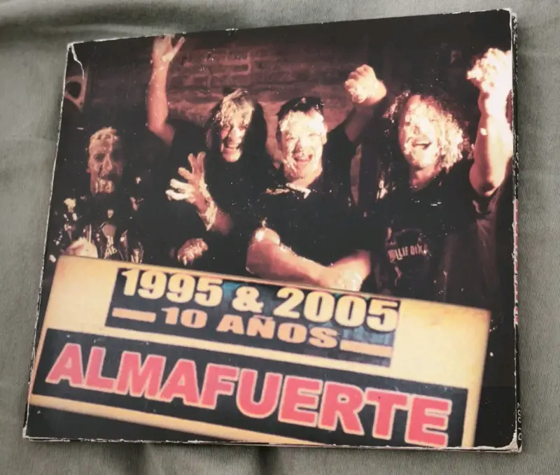 CD Almafuerte 10 años Almafuerte 1995 y 2005 - 1